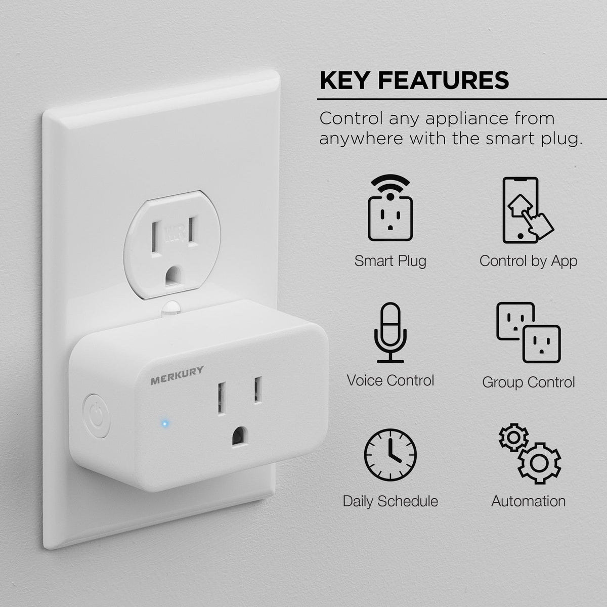 Smart Plug WiFi Outlet 4-pack U465