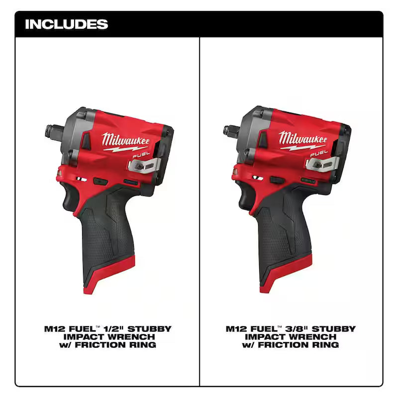 12V Brushless Cordless 3/8 in. and 1/2 in. Impact Wrench K8722