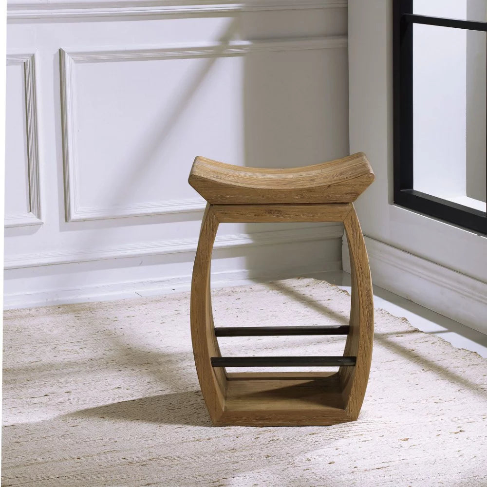 25 inch Modern Wood Counter Stool E1185