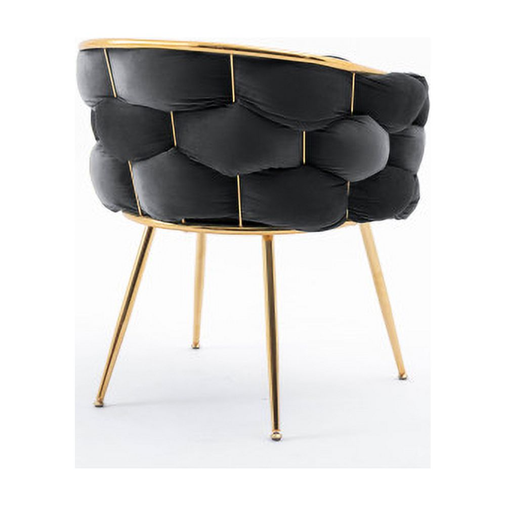 Velvet Accent Armchair H566