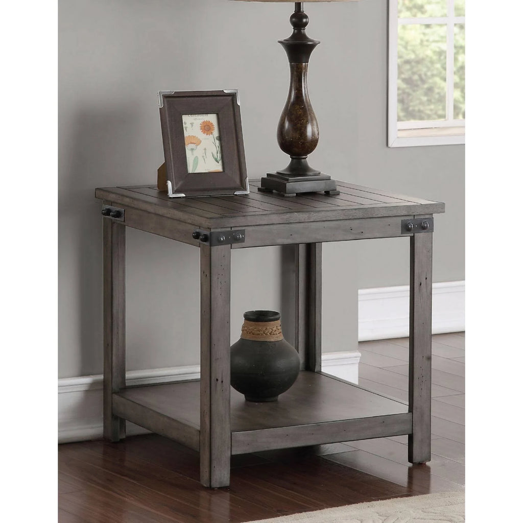 Gray End Table B3176