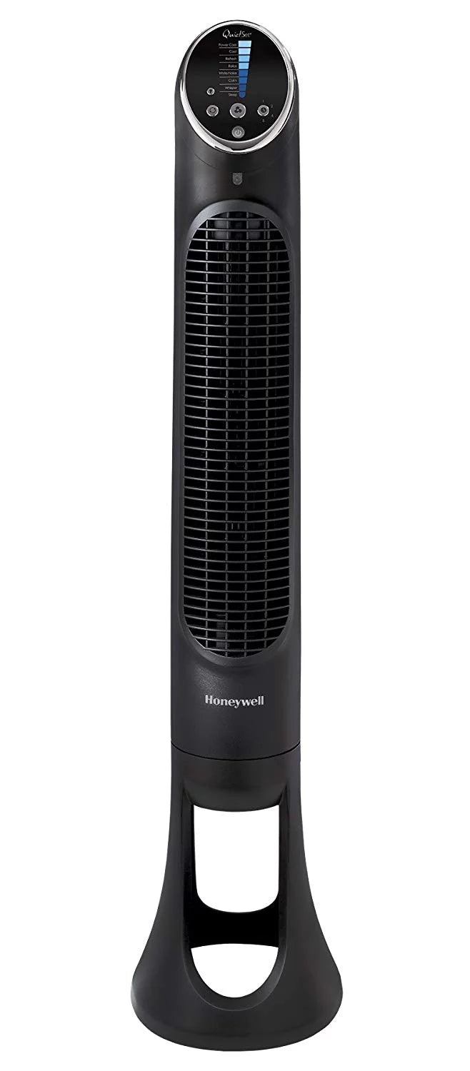 Black Oscillating Electric Tower Stand Fan F619