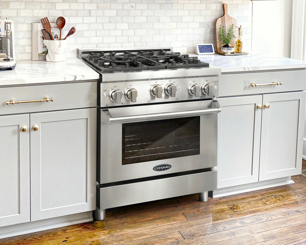 2 Piece Gas Range and Range Hood Kitchen Appliance Bundle H475190