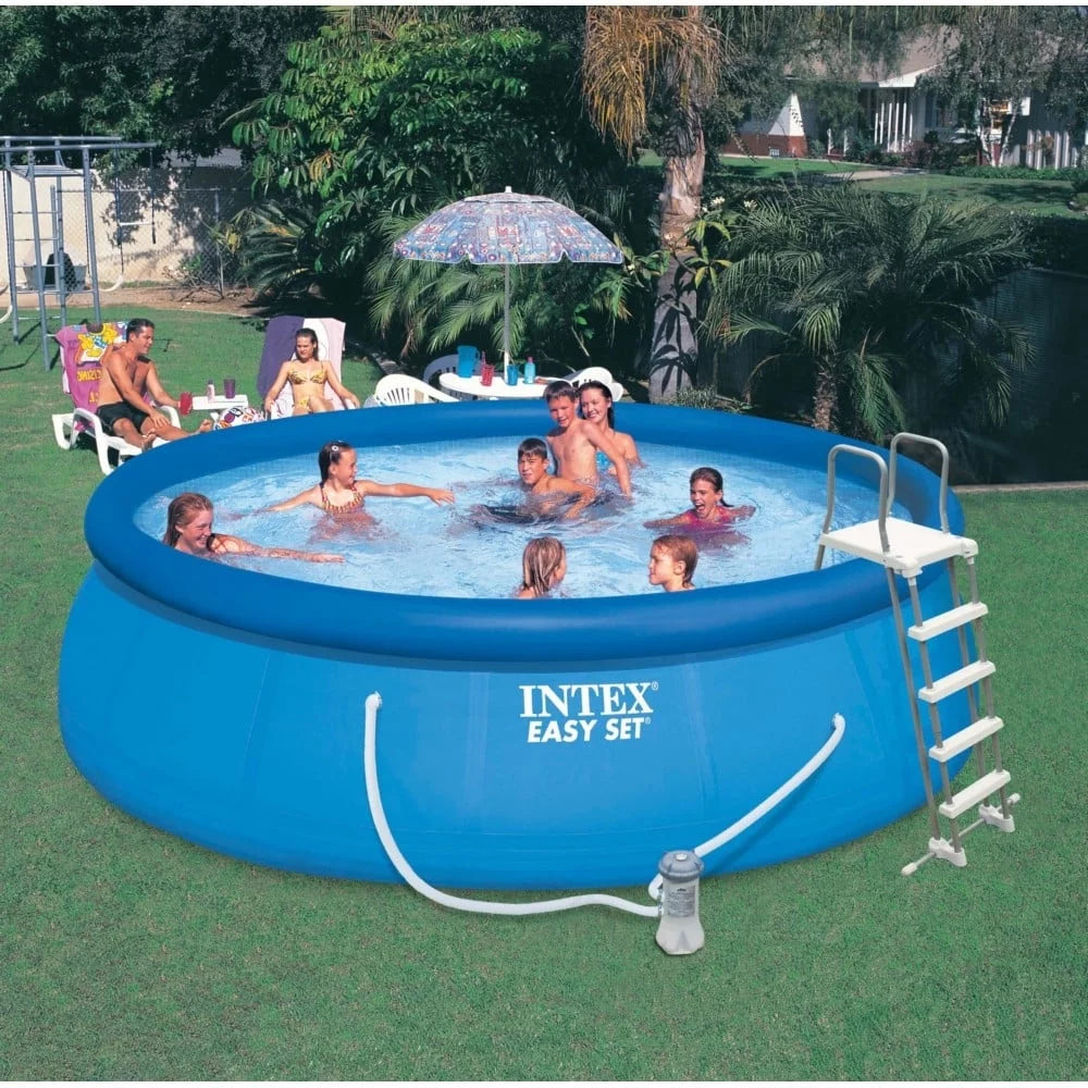 15 x 48 Inflatable Pool with Ladder and Pump R513