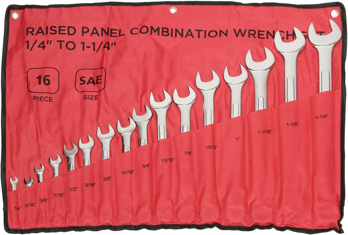 16-Piece Combination Wrench Set U182
