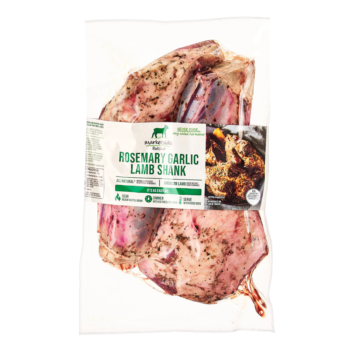 Lamb Shank, Rosemary Garlic, 2.94 - 4 lb K9501