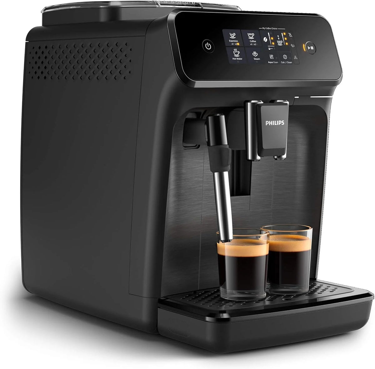 Black Fully Automatic Espresso Machine with Milk Frother N1310