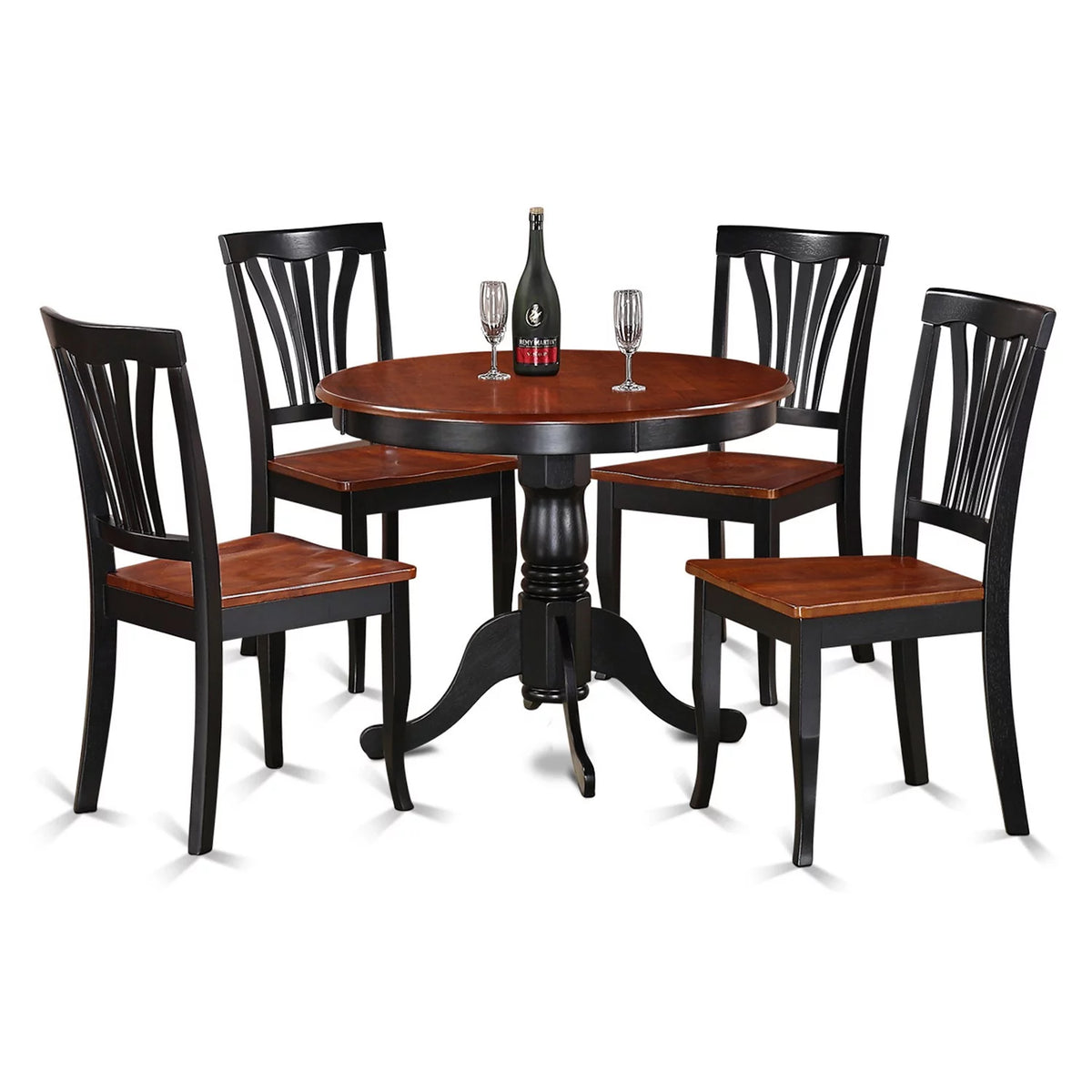 5 PC Small Kitchen Table and 4 Dining Chairs W934495