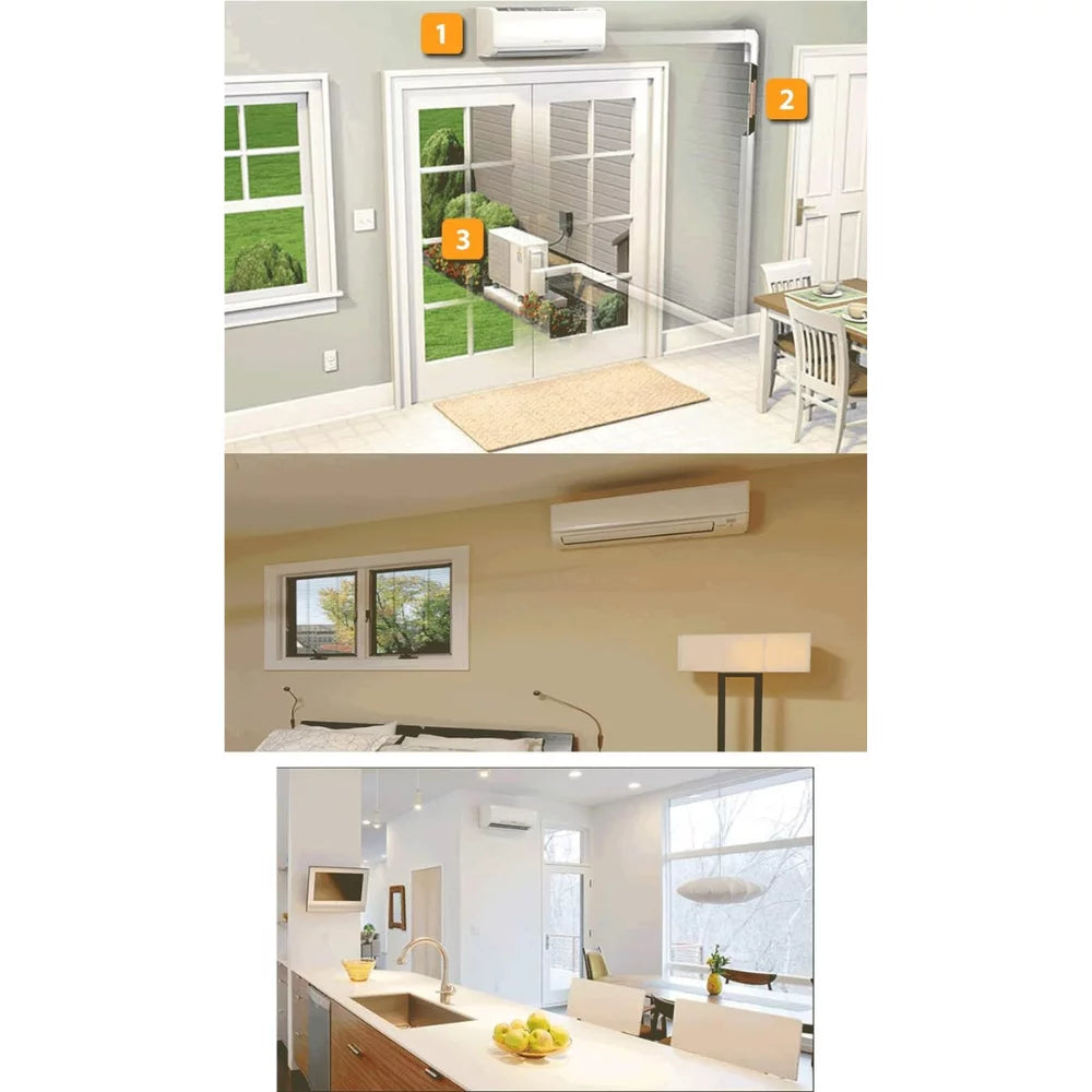 9000 BTU Wall Mounted Heat Pump Air Conditioning System R311