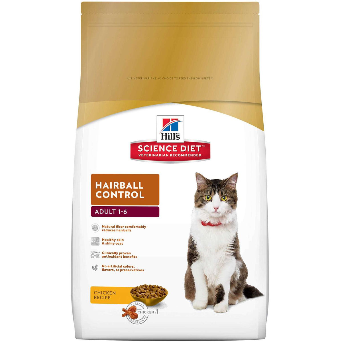 Adult Hairball Control Dry Cat Food G1845
