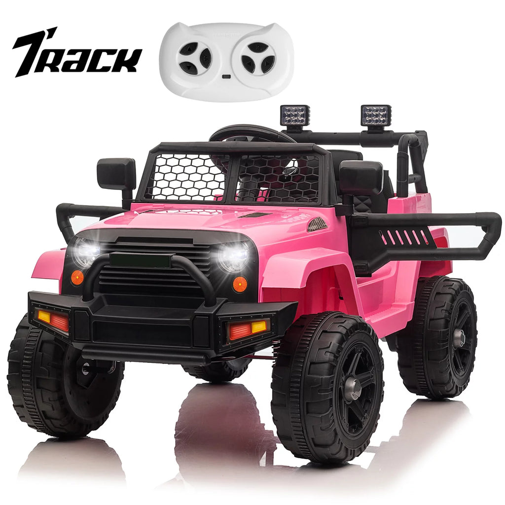 12V Pink Kids Ride on Truck with Remote Control Y795