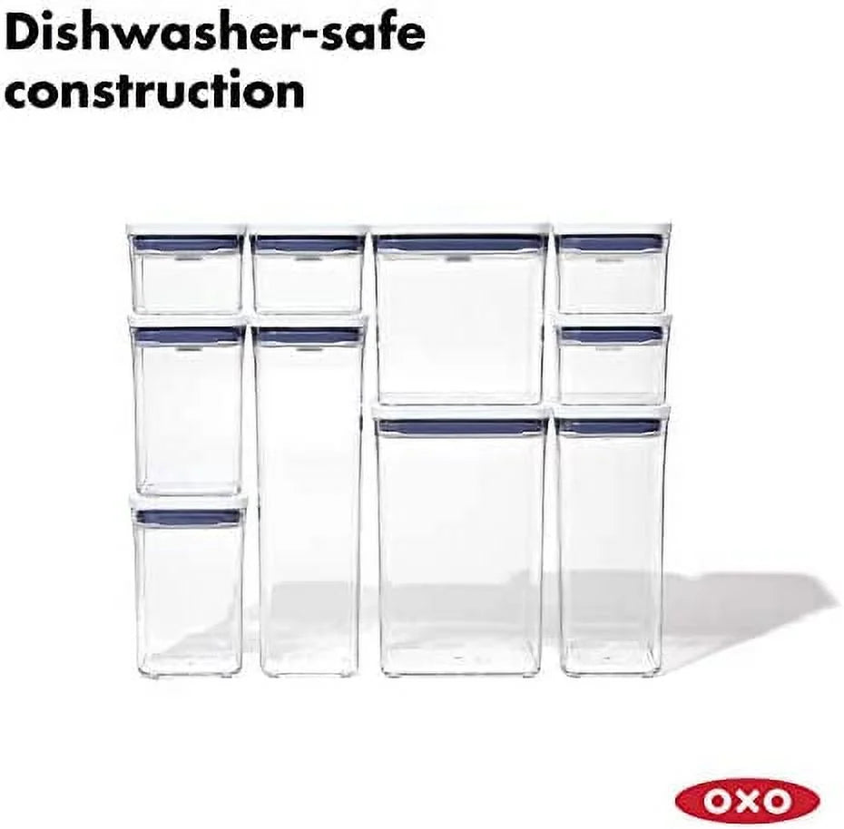 10-Piece White POP Container Set C171