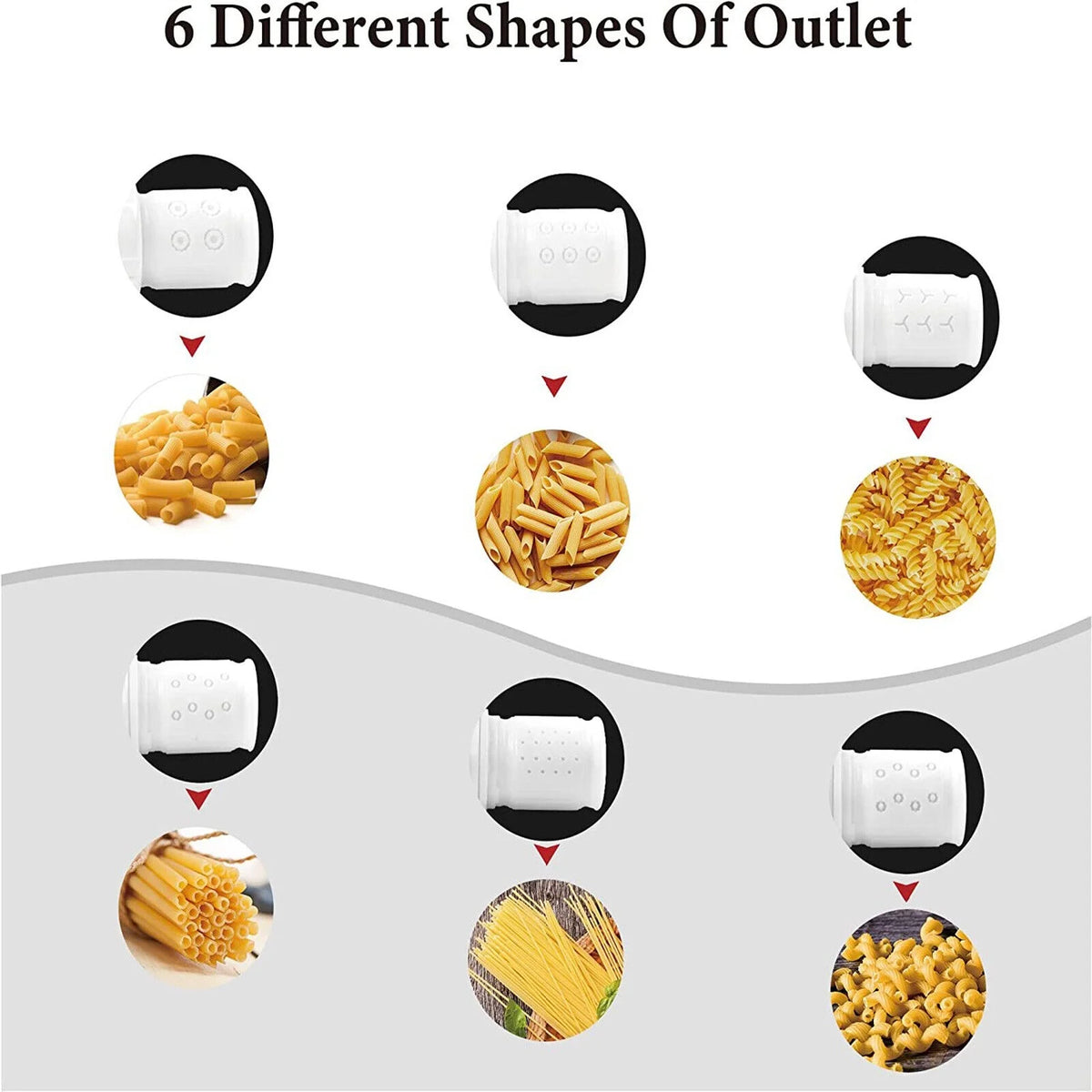 6-in-1 Pasta Making & Meat Grinding Set U542782