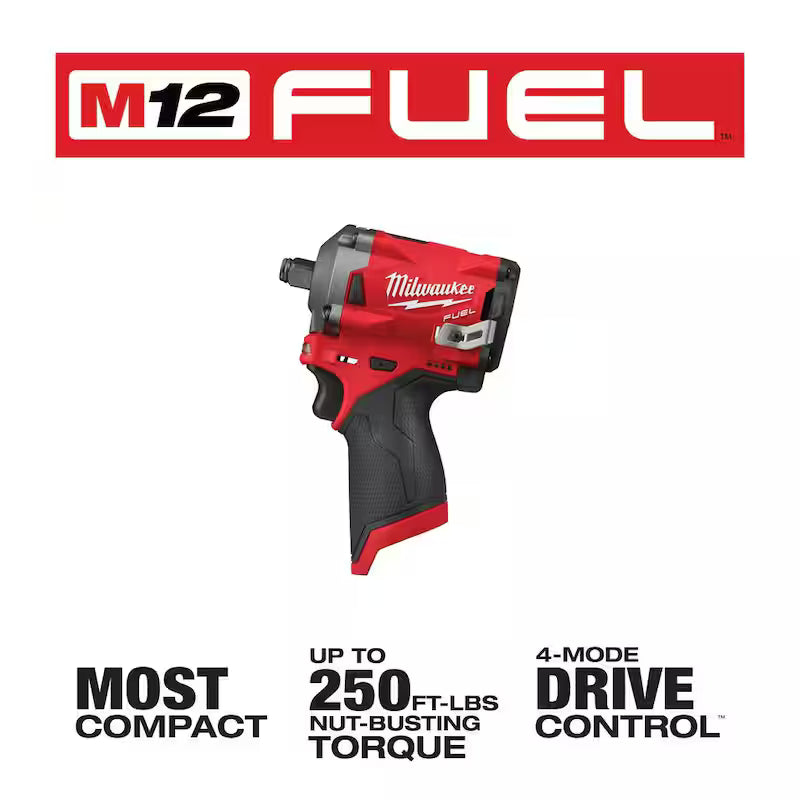 12V Brushless Cordless 3/8 in. and 1/2 in. Impact Wrench K8722