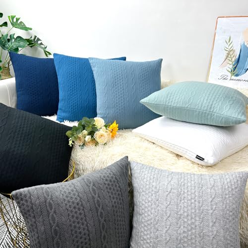 Pack of 2 Super Soft Patterned Red Cushion Covers 18 x 18 inch T52794