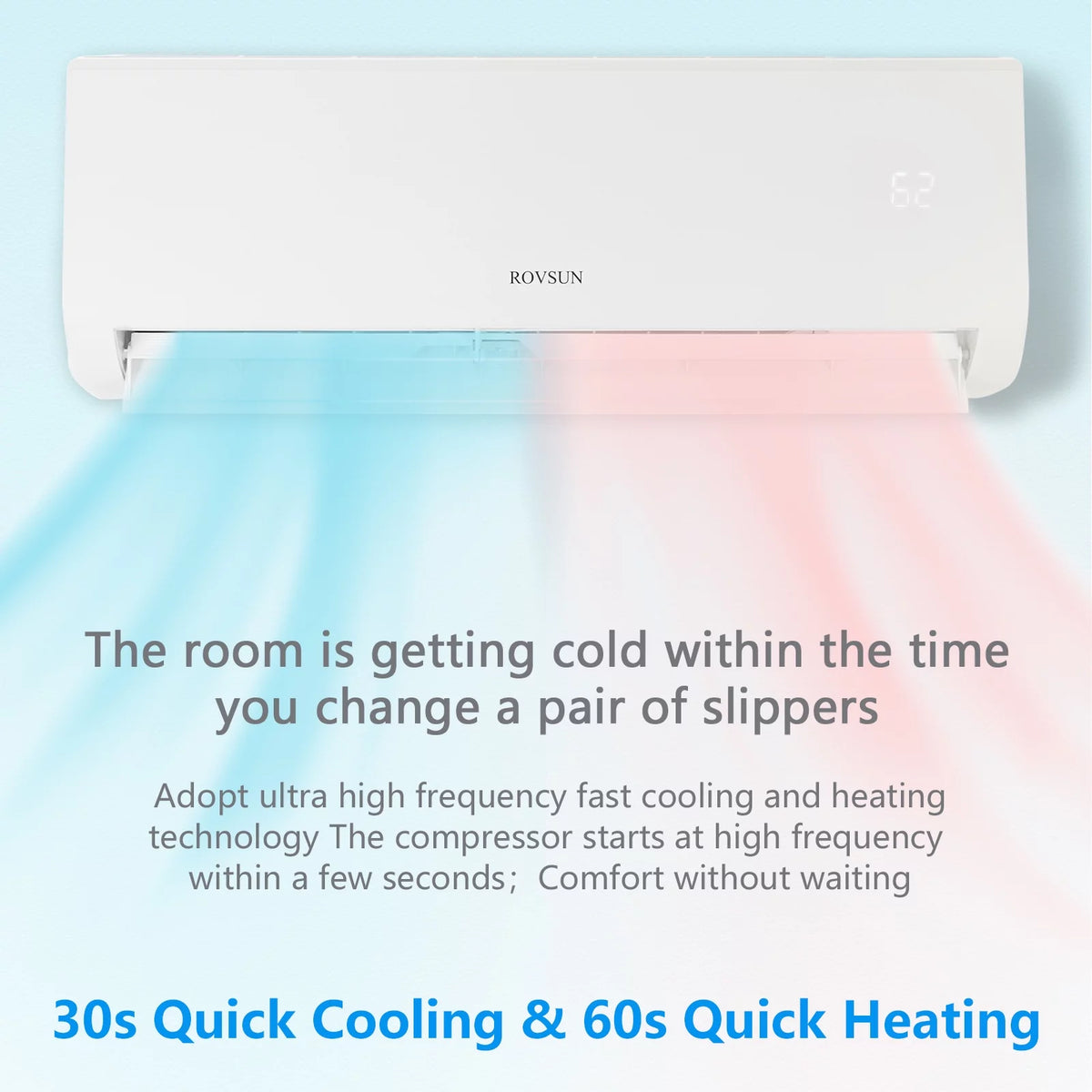 9,000 BTU Mini Split AC/Heating System with Inverter W294776