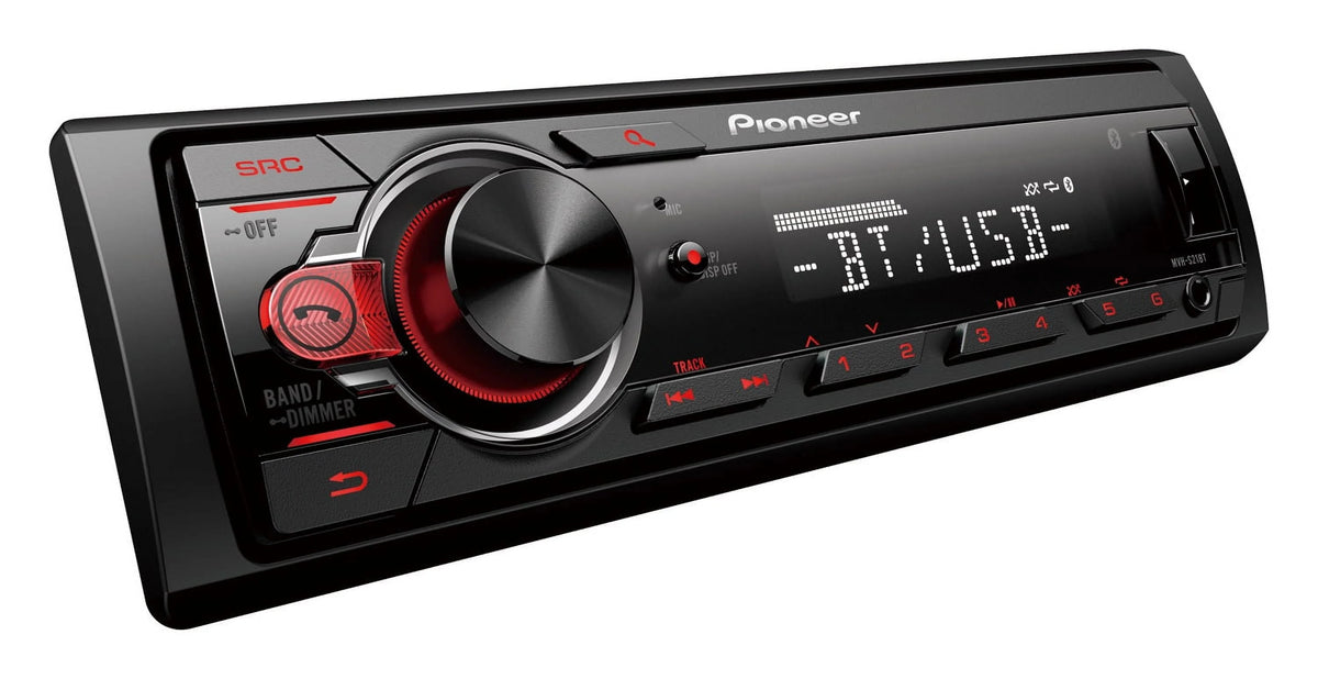 Single Din Bluetooth Car Stereo Digital Media Receiver C492921