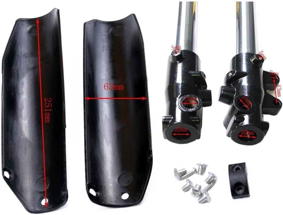 45mm Upside Down Front Fork Triple Clamp Front Brake Calliper for Dirt Bike Q77609