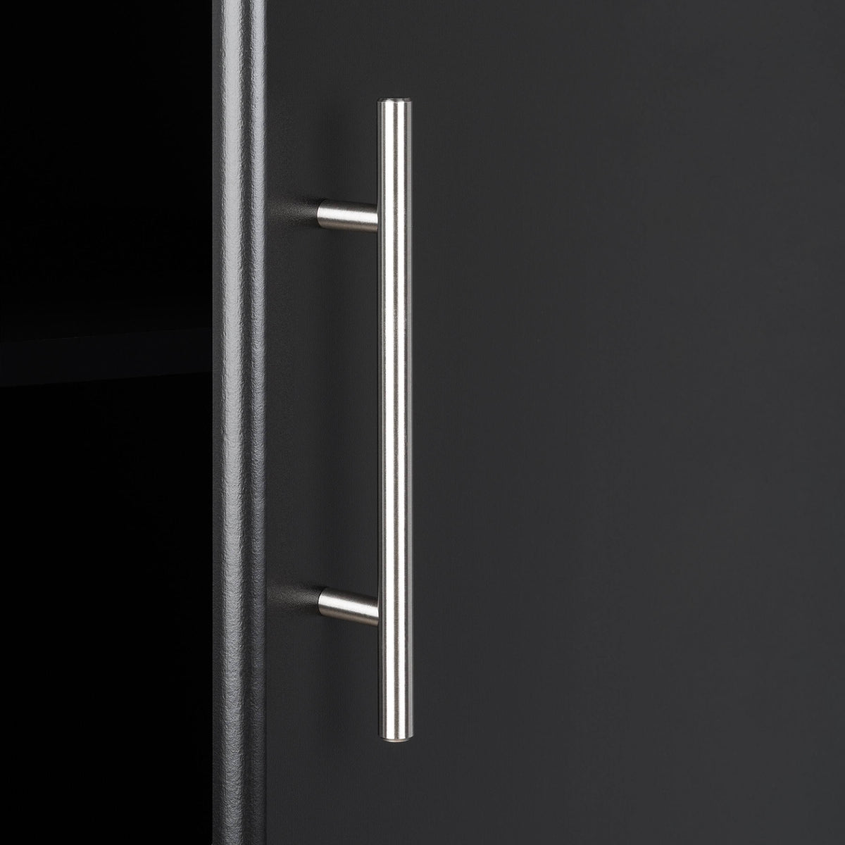 5 PC Black Storage Cabinet Set J8649