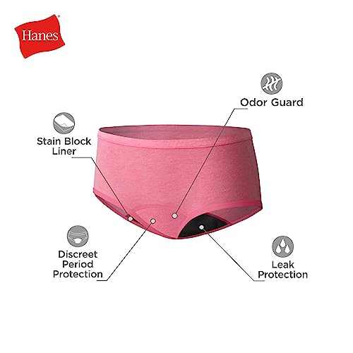 Girls' Boys' Short & Hipster Period Underwear, Moderate Protection, Multi-Pack G2627