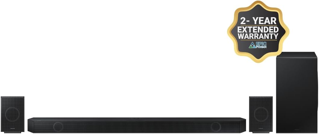 11.1.4ch Soundbar with Wireless Dolby Atmos Audio, Rear Speaker Included C1436