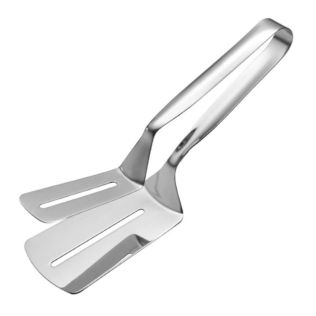 Stainless Steel Double-Sided Shovel Clip Kitchen Tongs T440239