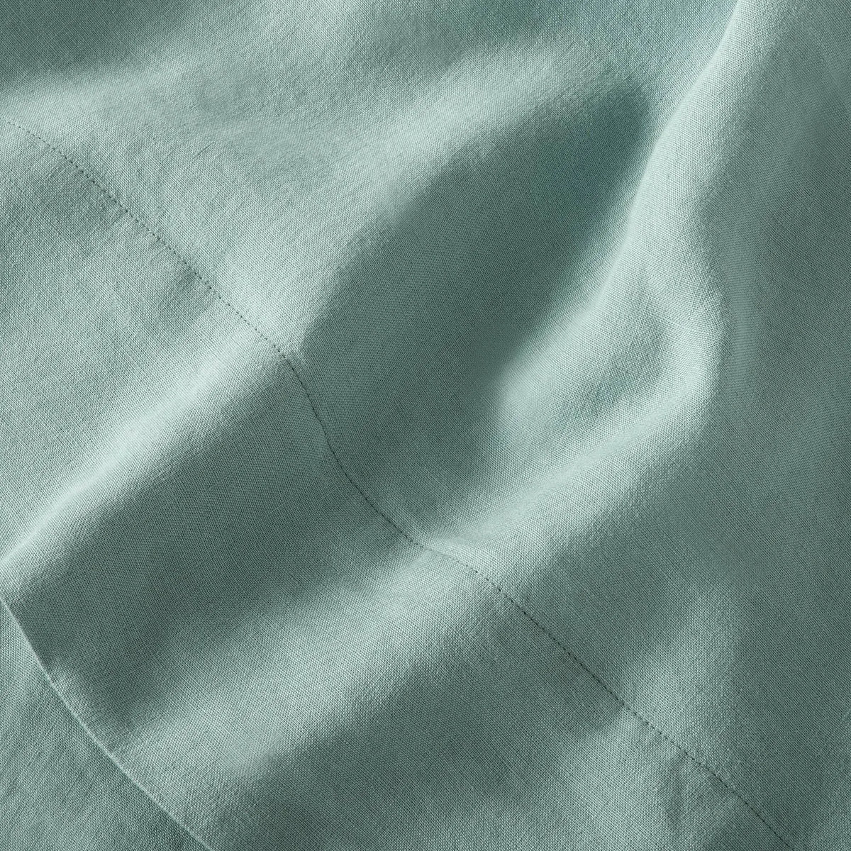 100% Washed Hemp Solid Sheet Set Sage Green M2585