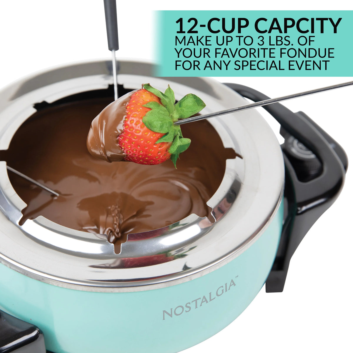 Aqua 12-Cup Electric Fondue Pot Z610515