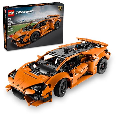 Orange Technic Building Toy Car U637705