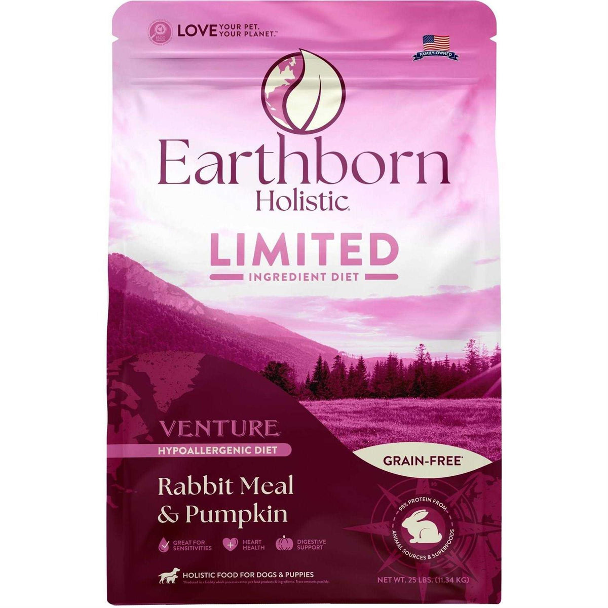 Grain Free Rabbit Meal Pumpkin Dry Dog Food Z27445