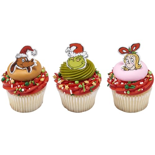 Christmas Cake Toppers 24 Pack L1533