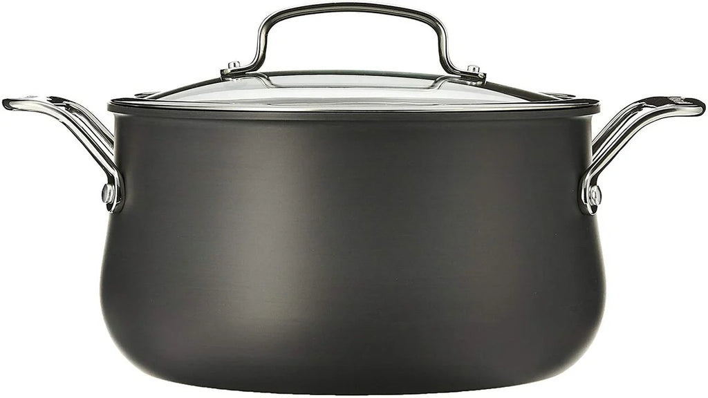 5-quart Hard Anodized Dutch Oven with Glass Cover D3247