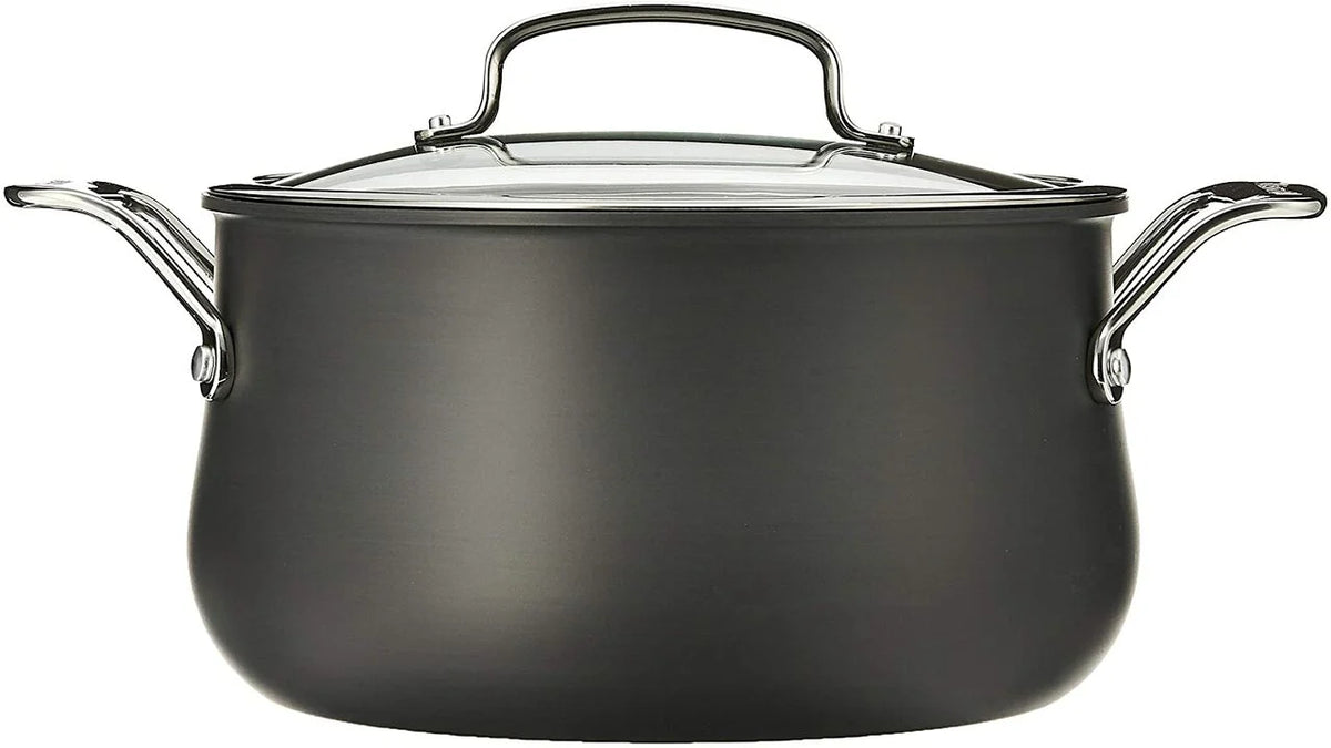 5-quart Hard Anodized Dutch Oven with Glass Cover D3247