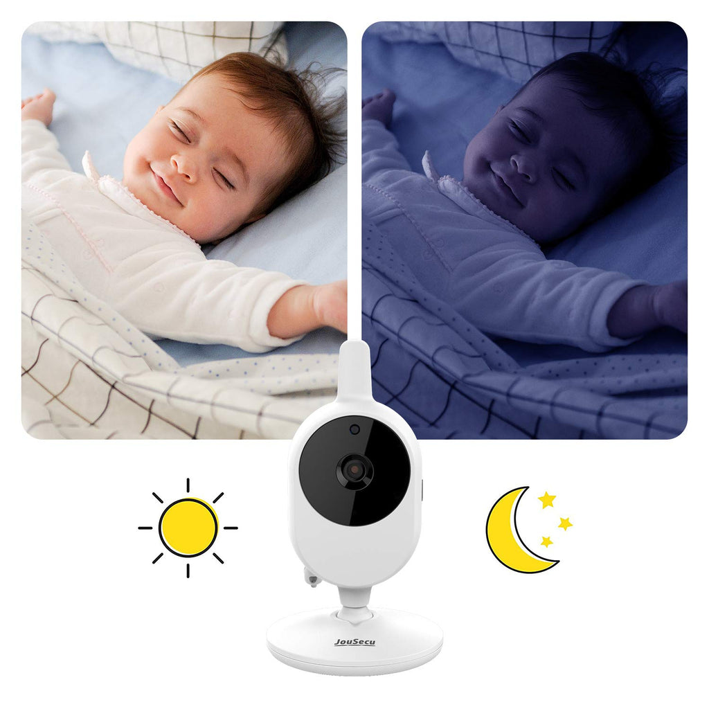 4.3 Inches LCD Video Baby Monitor with Night Vision D8647