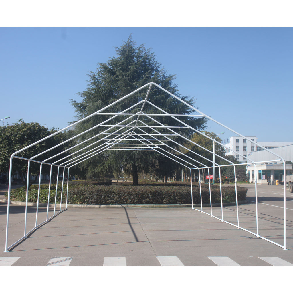 20 X 40 FT White Heavy Duty Outdoor Canopy Tent with Windows C629821