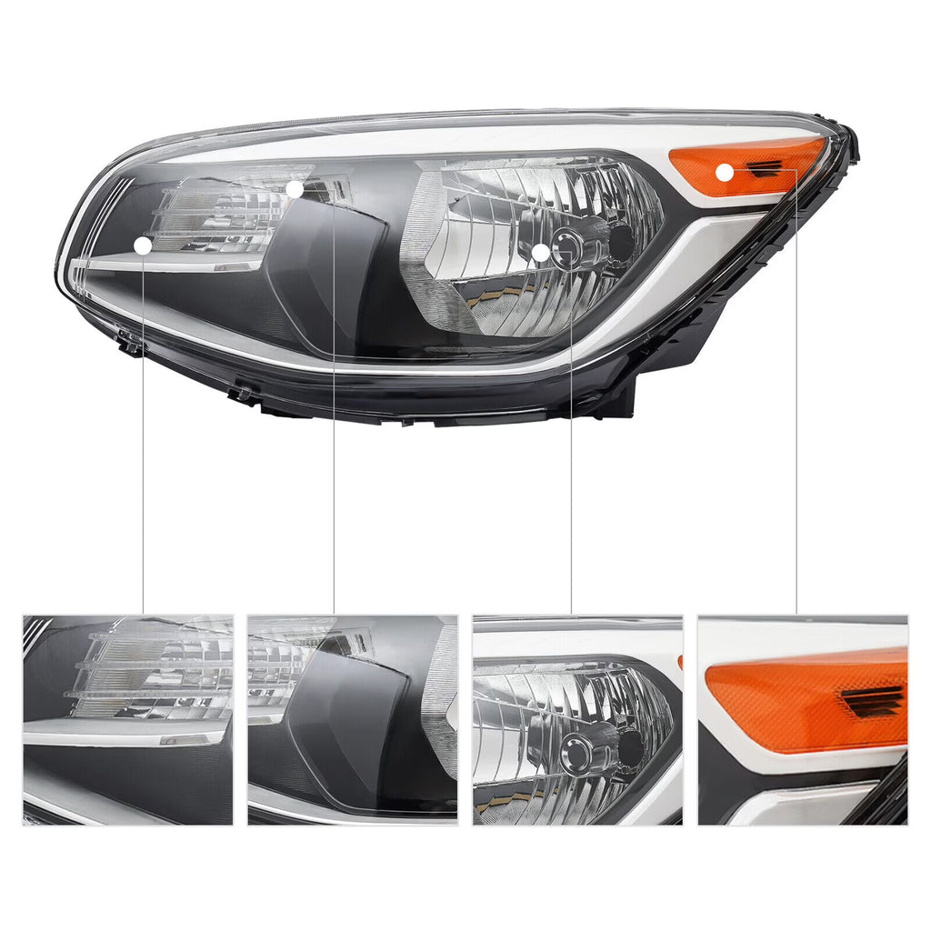 Halogen Headlight with Clear Lens for Kia Soul C7972