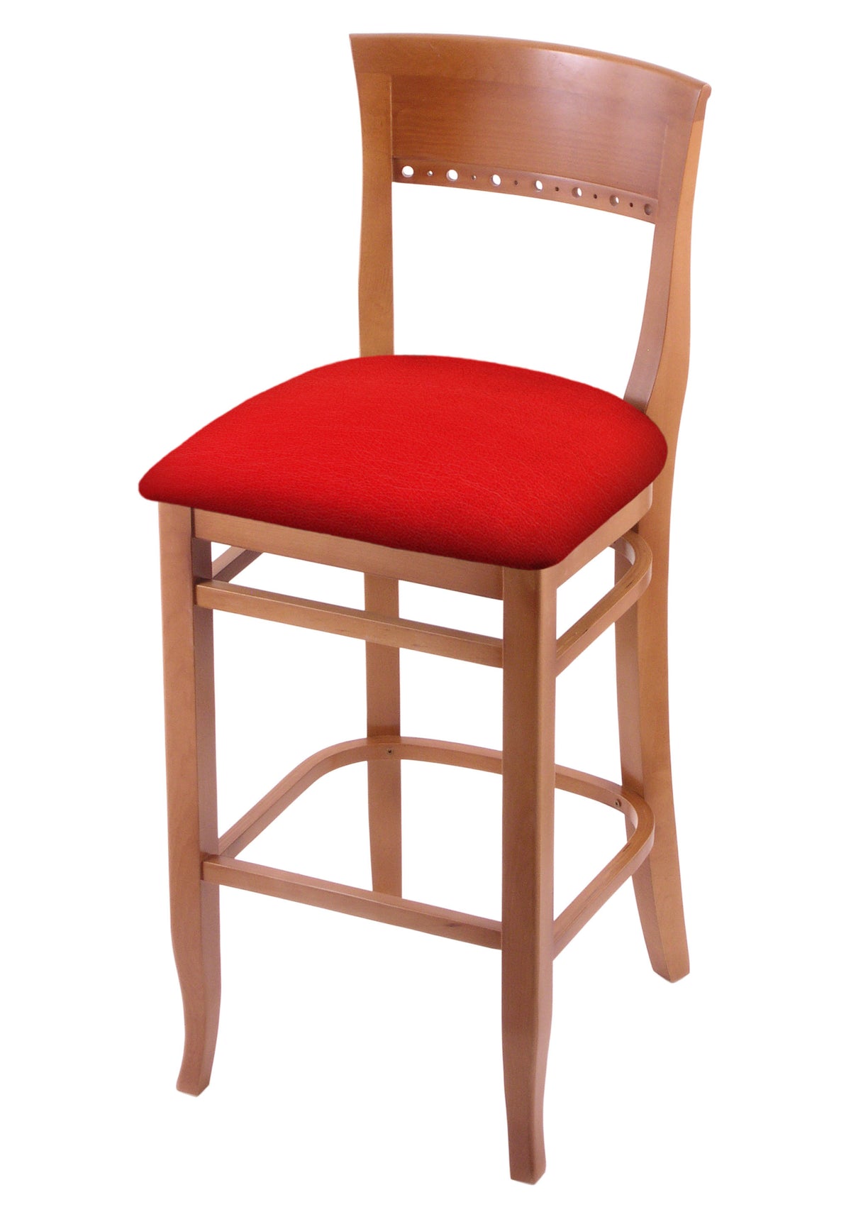 30x22 Bar Stool with Canter Red Seat B795263