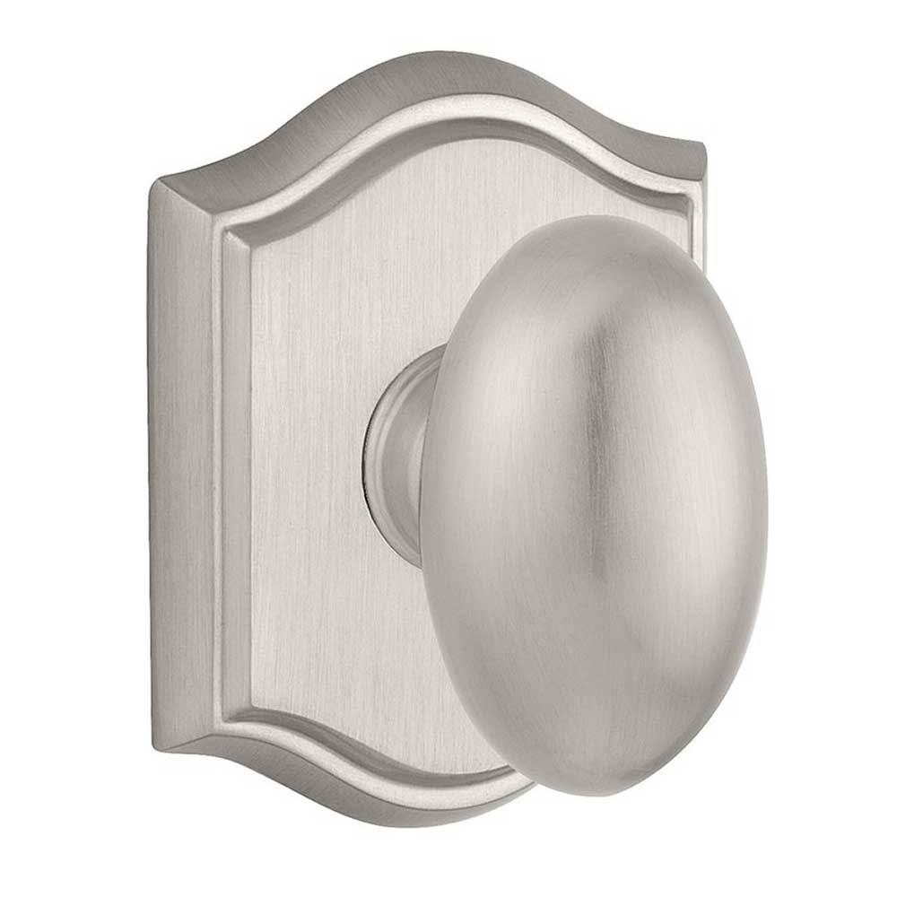 Satin Nickel Privacy Ellipse Knobset R89137