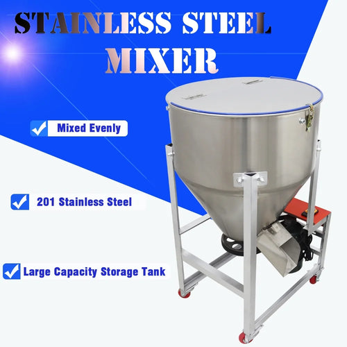 165LB Plastic Stainless Steel Stand Mixer Granular Powder Blender B245