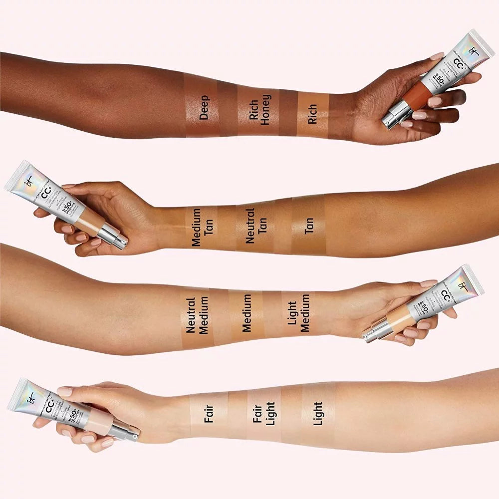 Fair Color Correcting Full-Coverage CC Cream SPF 50 Sunscreen 1.08 fl oz V7416