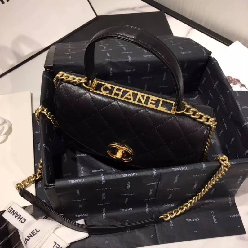Flap Bag With Top Handle G688