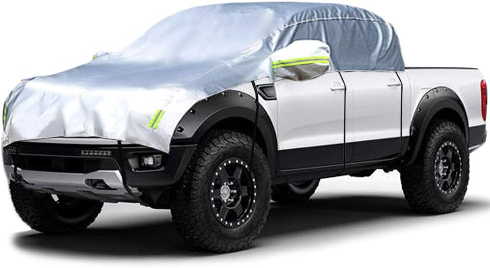 Half Car Cover Waterproof 210D Oxford Fabric X505615