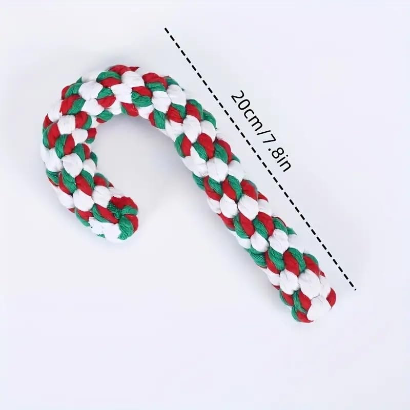 4 Pack Braided Cotton Dog Rope Toys B594733