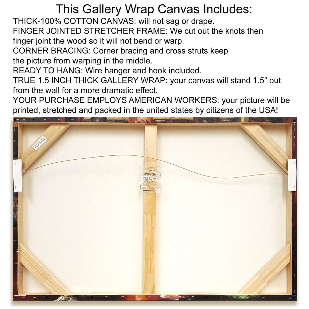 Giclee on Gallery Wrap Canvas R71533