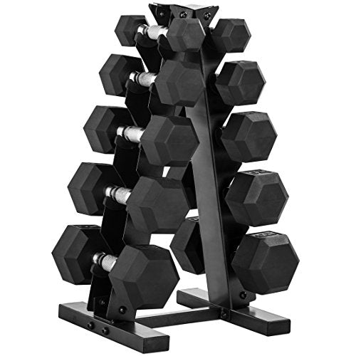 150 LB Dumbbell Set with Rack Z751528