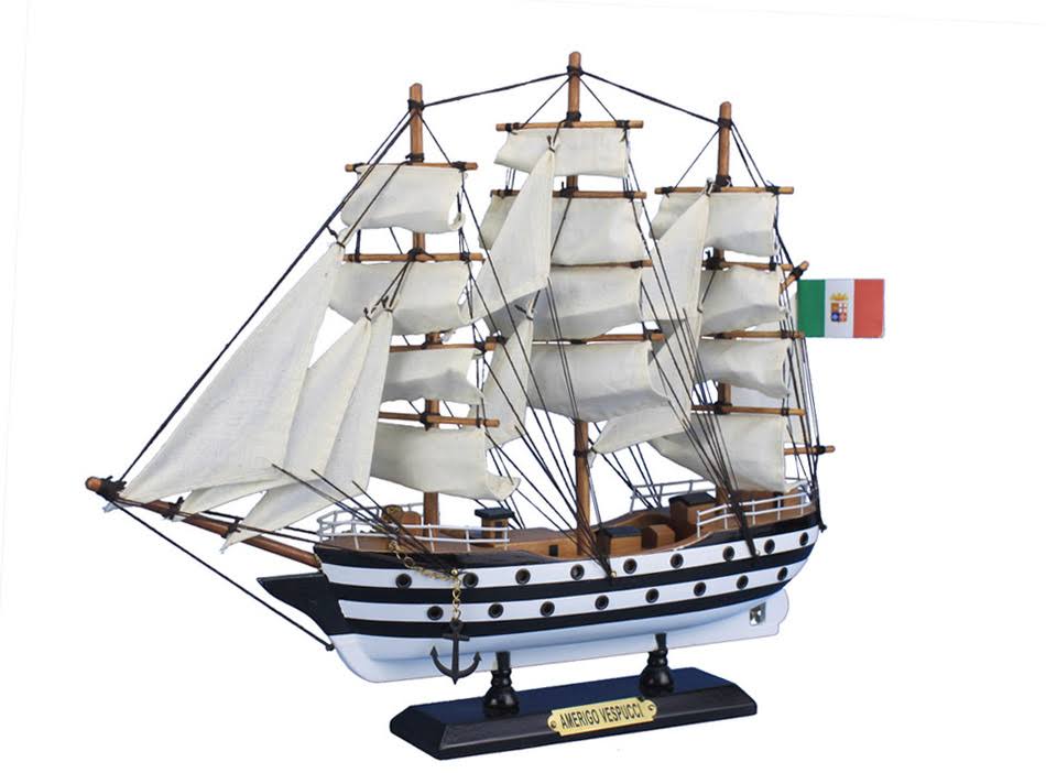 Wooden Tall Model Ship Z4358