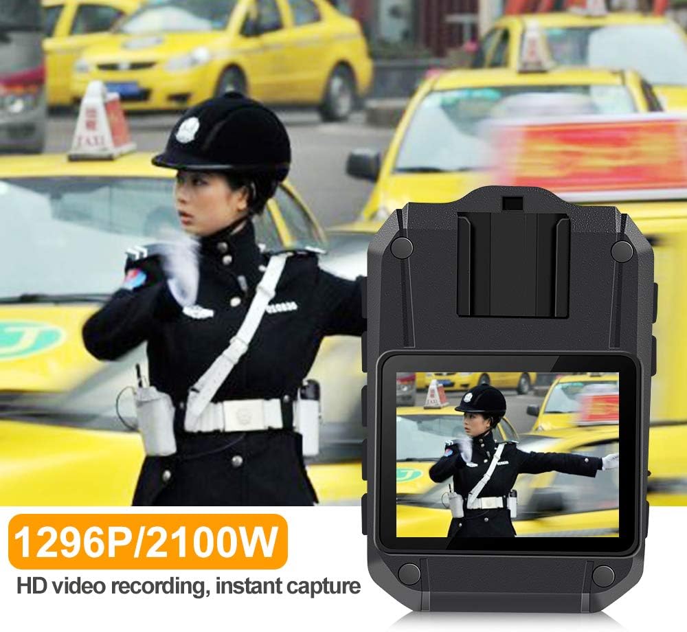 2160P Body Camera with 64GB Memory, 2 Inch Display, Night Vision, 3000 mAh Battery L375060