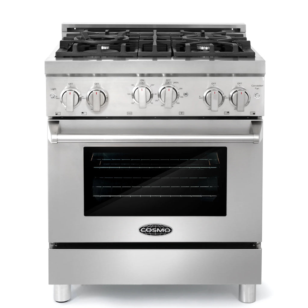 2 Piece Gas Range and Range Hood Kitchen Appliance Bundle H475190