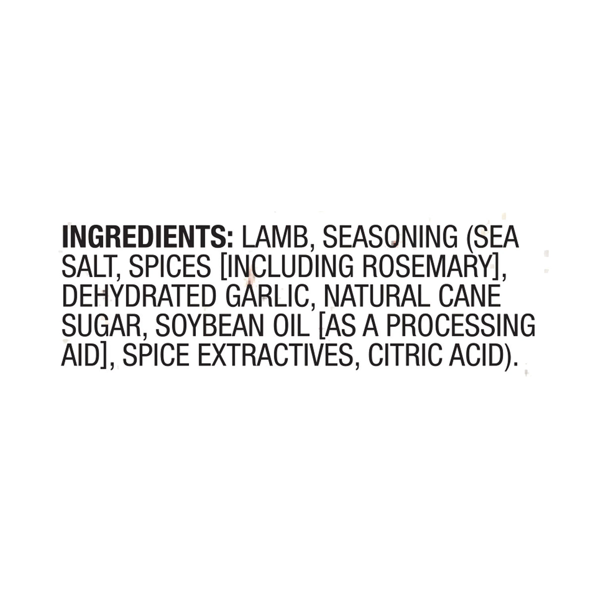 Lamb Shank, Rosemary Garlic, 2.94 - 4 lb K9501