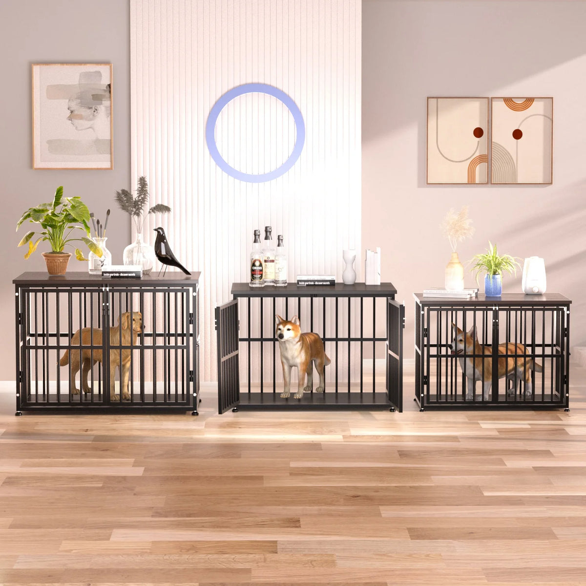 48Inch Heavy Duty Wooden Dog Crate N30048